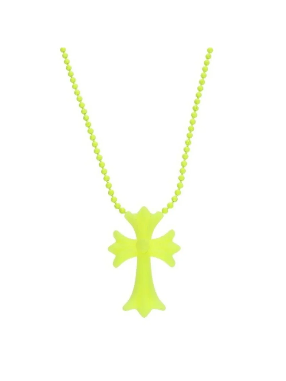 Chrome Hearts Fno Rubber CH Small CH Cross Fno Limited Silicone Necklace